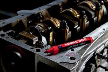 PERM MARKER E300 4ST ASS