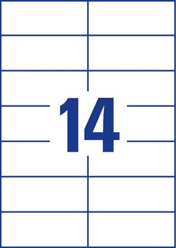 ZWECK.ETIK.105X42.3MM INKJET-LASER-KOPIE