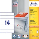ZWECK.ETIK.105X42.3MM INKJET-LASER-KOPIE