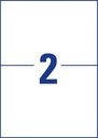 ZWECK ETIKETTEN INKJET-LASER-KOPIE (210X148MM)