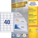 ZWECK ETIKETTEN INKJET-LASER-KOPIE (48.5X25.4MM)