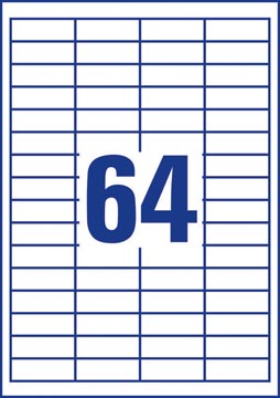 ZWECK ETIKETTEN INKJET-LASER-KOPIE (48.5X16.9MM)