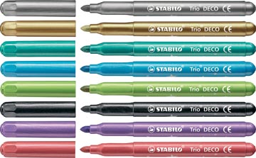 STABILO TRIO DECO STIFT 8X