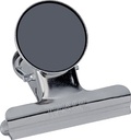 MAUL PAPIERKLEM BULLDOGCLIP MAGNETISCH 52mm BLISTER 2 VERCHROOMD
