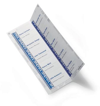 INSTEEKKAART DUR 54X90MM 200X