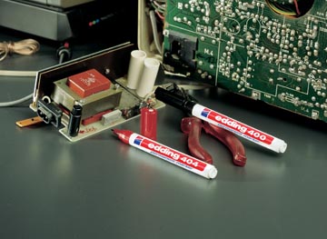 MARKER 400 ZWART ROND EDDING