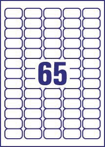 ETIK TRANSP 38,1X21,2MM 1625ST