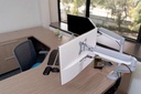 ONETOUCH MONITORARM DUBBEL GRS