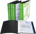 Q-CONNECT showalbum personaliseerbaar A4 10 tassen zwart