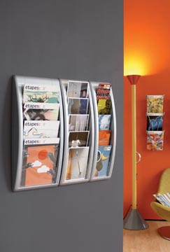 WANDFOLDERH. 5COMP. ZILVER A5