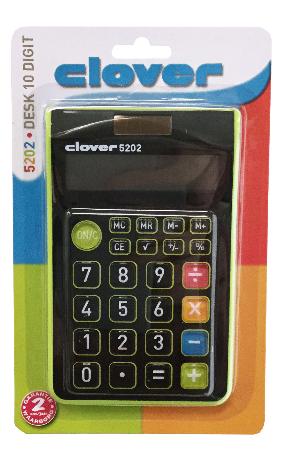 clover pocket color rekenmach.