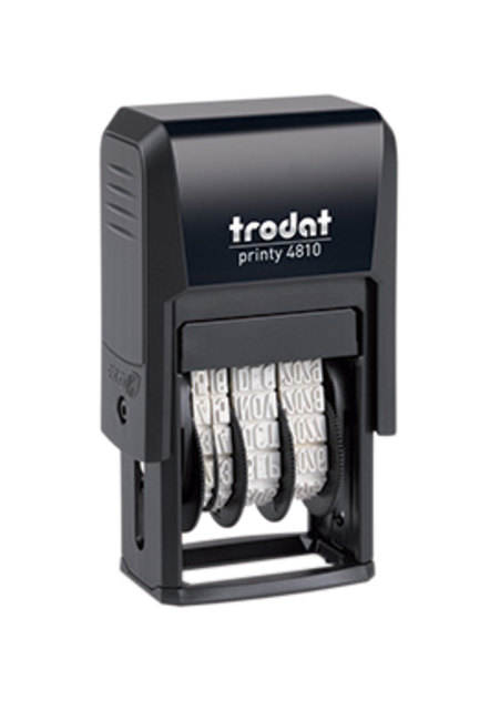 Datumstempel Trodat Printy 4810 Tekst Zwart
