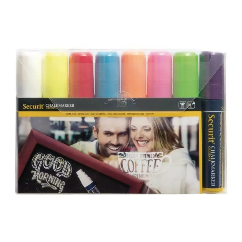 SET 8 KRIJTSTIFTEN (DIK)