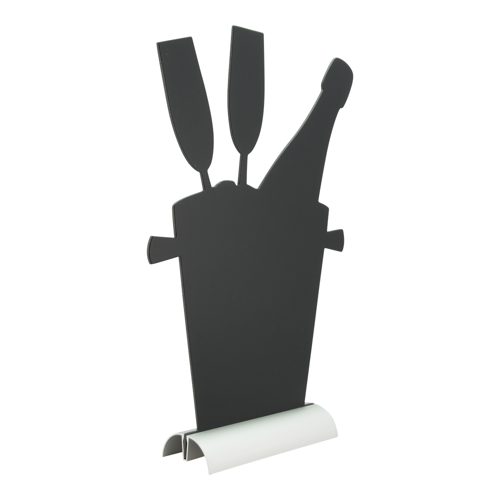 SILHOUETTE TAFELBORD ALUMINIUM VOET (CHAMPAGNE)
