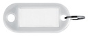 Sleutelhangers 100 Stuks (Wit)