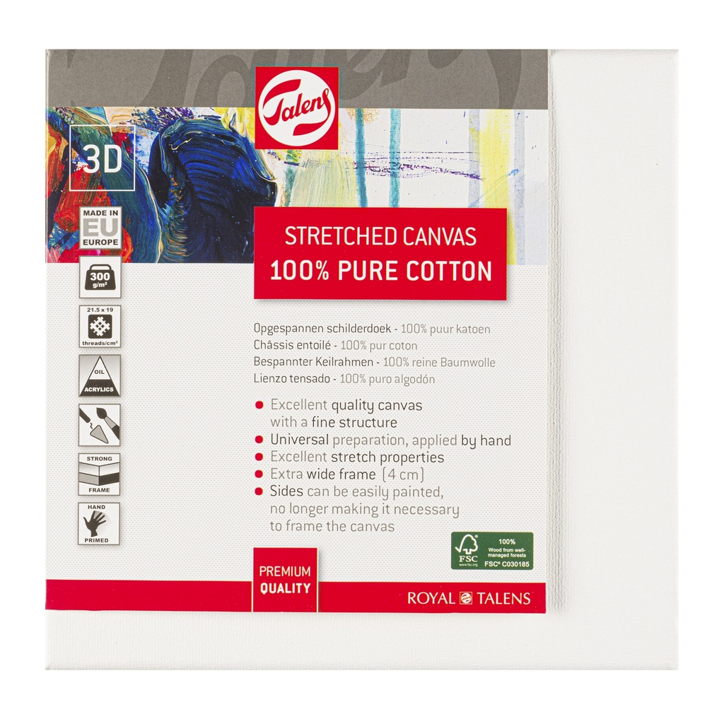 Spieraam Katoen 3D (20X20Cm)