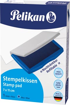 STEMPELKUSSEN PELIKAN (BLAUW)