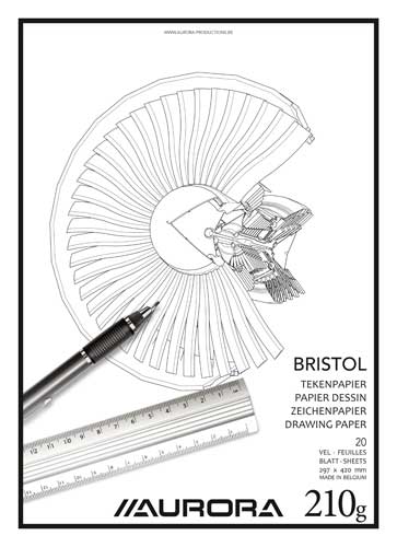 Tekenblok Bristol 210Gr A3