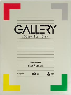 Tekenpapier Glad (200Gr, 27X36Cm, 20)