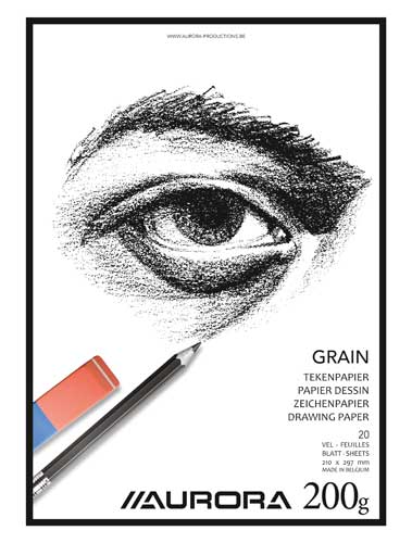 Tekenpapier Grof (200Gr, A4)