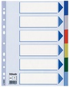 Verdeelkaarten Kunststof A4 (6)