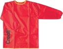 Creall Verfschort Medium Rood – Kliederschort - Knutselschort - 5-8 jaar - wasbaar - professionele kwaliteit - rood