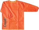 Creall Verfschort Small Oranje – Kliederschort - Knutselschort - 0-4 jaar - wasbaar, oranje