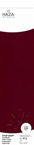Crepe Papier Bordeaux (250X50Cm) Op Rol