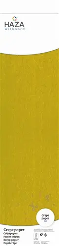 Crepe Papier Goud (250X50Cm) Op Rol