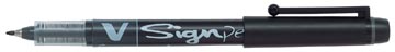 V-Signpen Roller Pilot (Zwart)