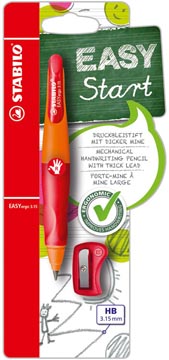 vulpotlood easy ergo (3,15mm, ora/rood, rechtshandig)