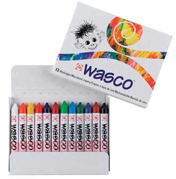Talens Wasco waskrijt set | 12 kleuren
