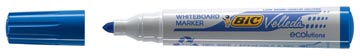 WITBORDSTIFT BIC (BLAUW, RONDE PUNT)