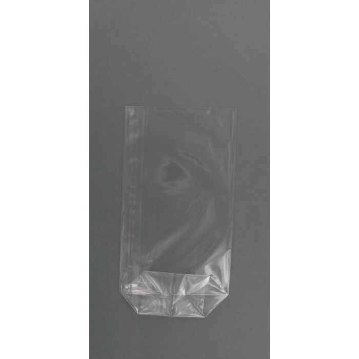 Polypropzakje PP met Kruisbodem 100 Stuks (120X220mm)