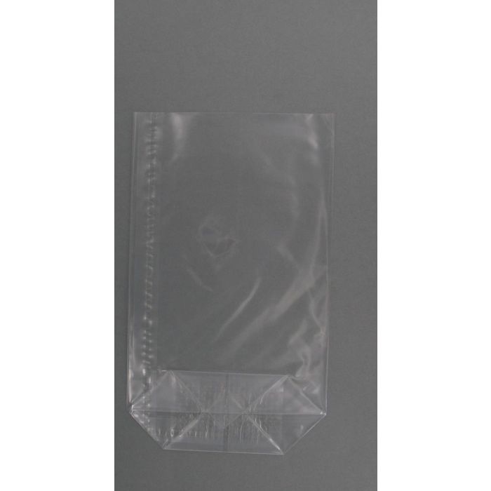 Polypropzakje PP met Kruisbodem 100 Stuks (160X270mm)