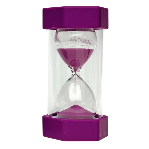 Zandloper 15 min, 8,5cm diameter, 16 cm hoog