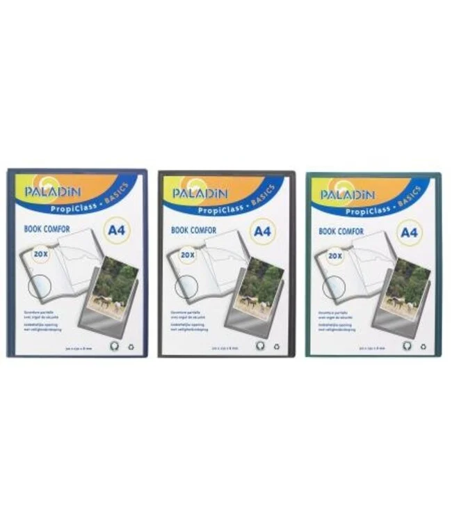 Paladin - Trendy Showalbum A4 Personaliseerbaar 20 Tassen. 