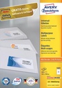 Etiket Avery Ilk 105X148Mm 100 Vel 4 Etiketten Per Vel Wit