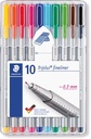 Ds 10Kl Triplus Fineliner 0,3
