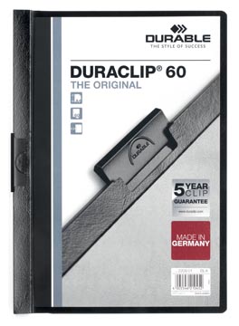 DUR.DURACLIP ZWART ORIG.60 A4