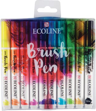 Brush Pen set Primair 10 colours