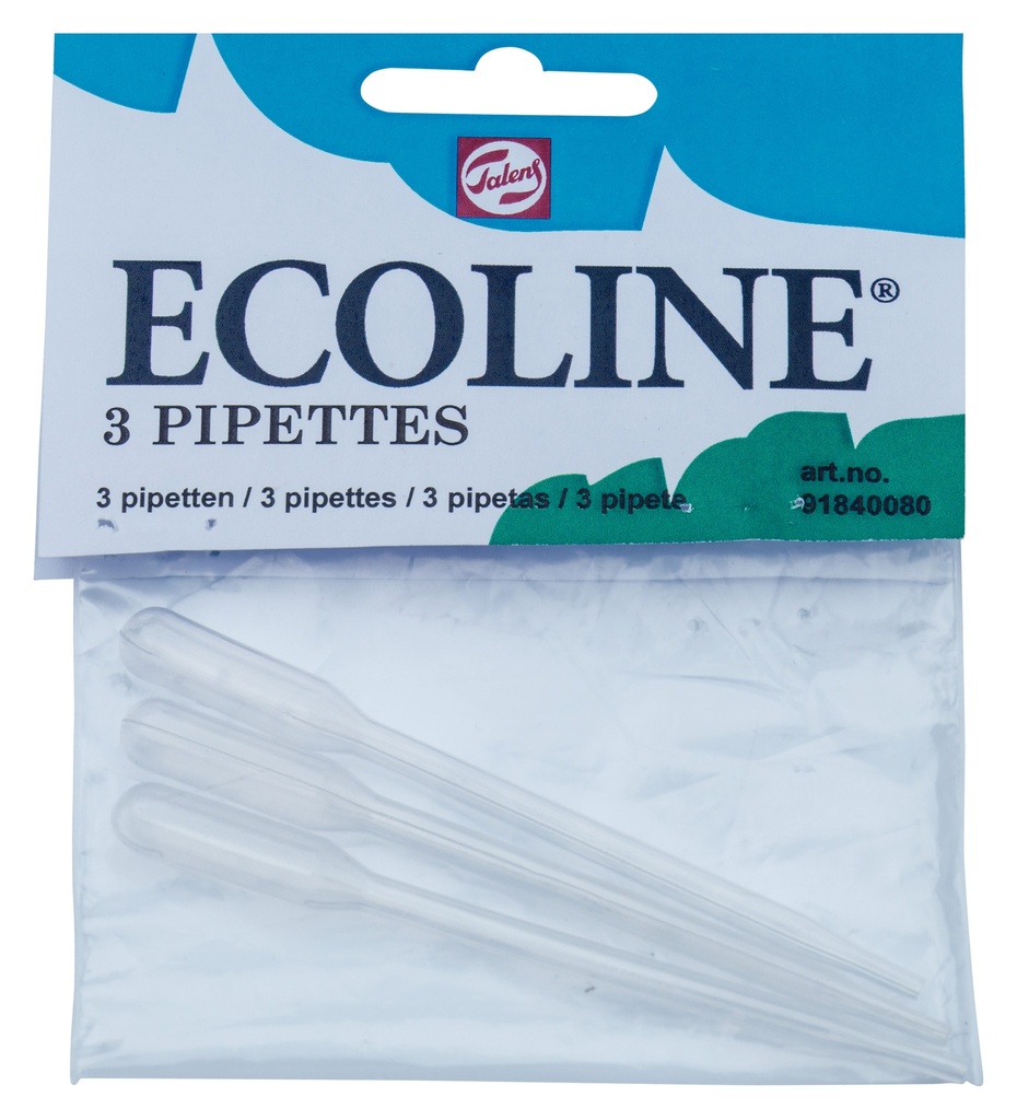 Ecoline Pipetten 3 stuks