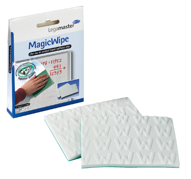 Legamaster whiteboardreiniger 121500 magicwipe 3st