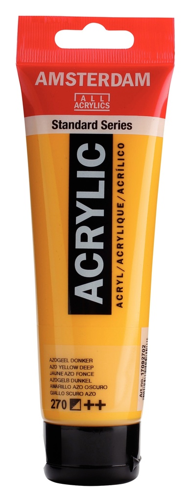 Standard Series acrylverf tube 120 ml Azogeel Donker 270