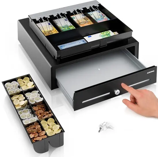 Euroduwlade Zwart Zonder Knop 410X115X415