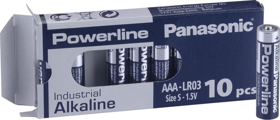 AAA Batterij Panasonic 10 Stuks