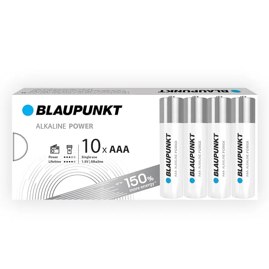 AAA Batterij Blaupunkt Power Alkaline LR03 Box 10 