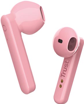 Draadloze Oortjes Bluetooth Roze Trust