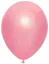 Ballon Metallic Roze (Ø30Cm, 10St)