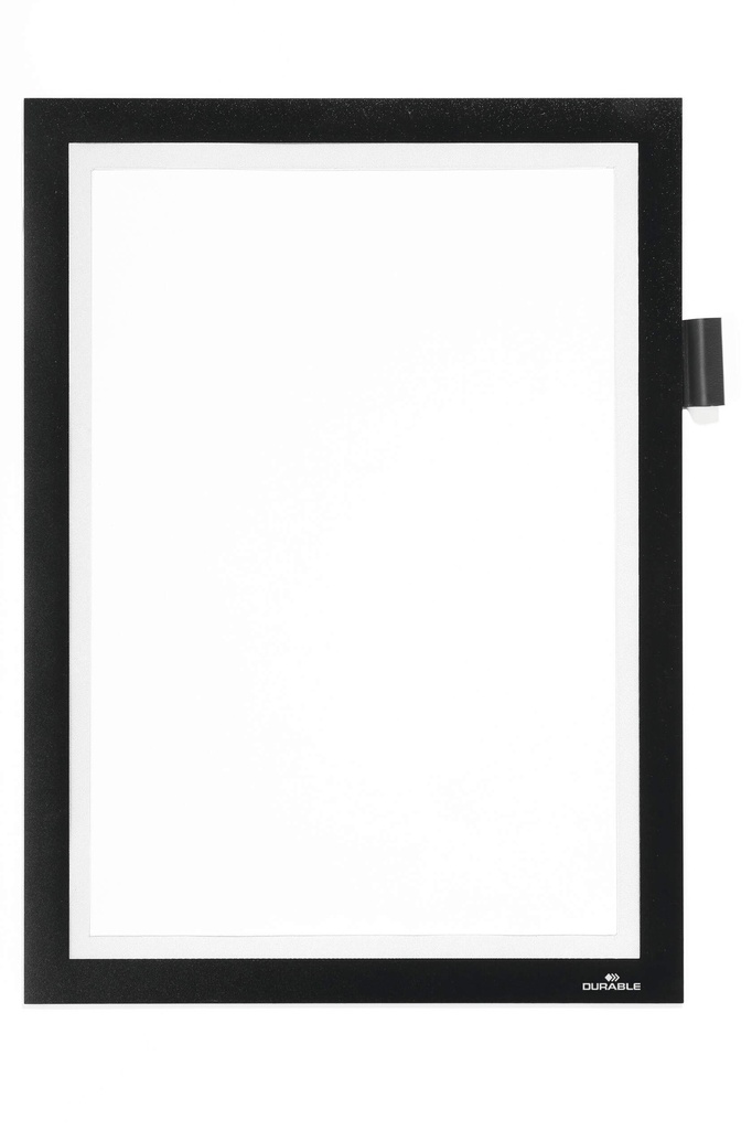 Duraframe Note  Zelfklevend (A4, Zwart, 1 Stuk)